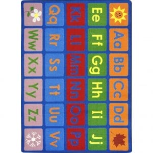 Any Day Alphabet Rug