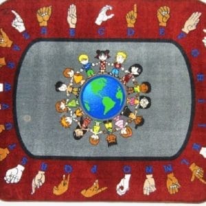 World Sign Rug